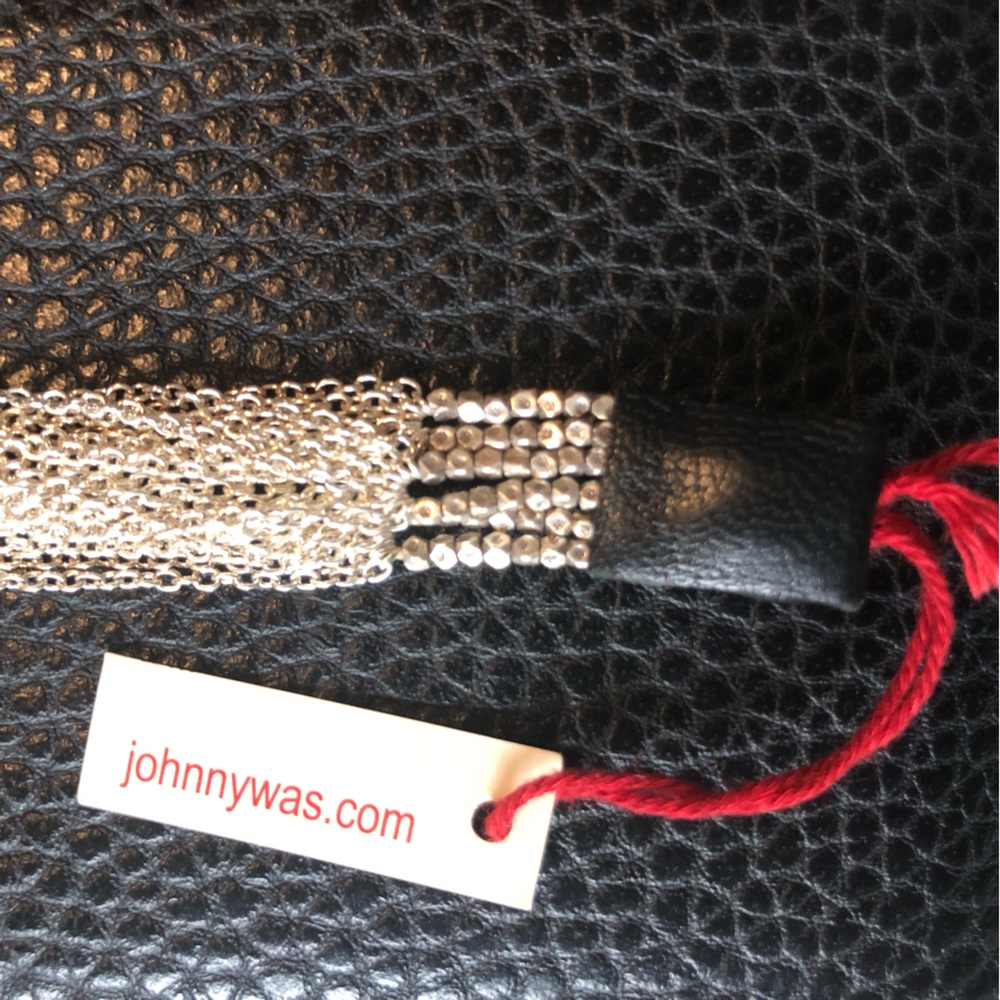NWT Johnny Was Boho Beaded Chain Genuine Silver Bracelet - Picture 8 of 9